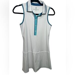 TNUCK SPORT Lisbon Piped Sterling Tennis Dress NWT Size X Small‎ Golf Pickleball